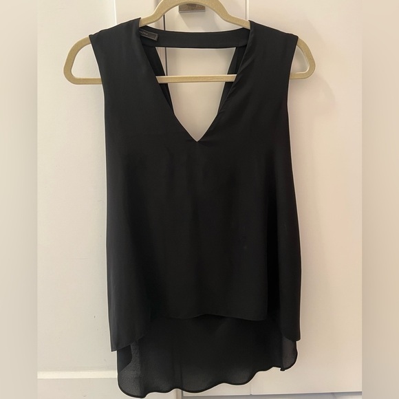 BCBGMaxAzria Tops - BCBG Eliza drape top in black (Size XXS; very good condition)